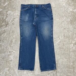 Vintage Wrangler Jeans 38x28 Pants 936 Cowboy Western Faded Denim Tag 38x30 B807